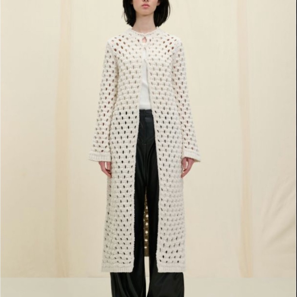 dorothee schumacher orchid white coat. Never worn. With tags.